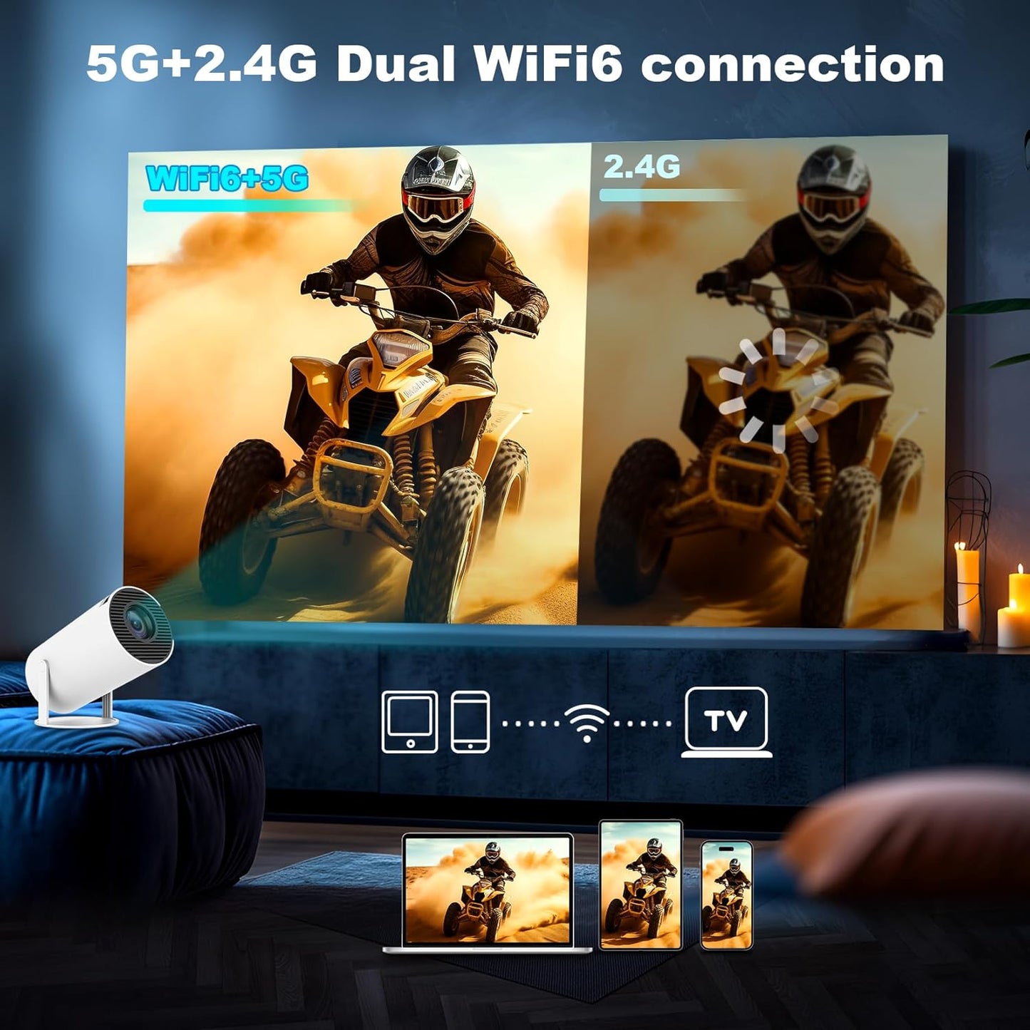 Cinematic Magic Mini Projector™